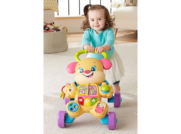 واکر آموزشی هاپو کوچولوی Fisher Price مدل صورتی, image 2