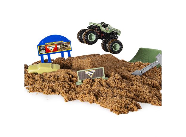 ماشین Monster Jam Dirt مدل Soldier همراه با Kinetic Sand, image 3