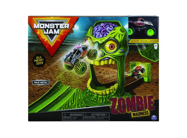 ماشین Monster Jam مدل Zombie به همراه پیست پرش با مقیاس 1:64, image 2