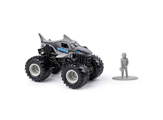 ماشین Monster Jam مدل Megalodon با مقیاس 1:64 به همراه آدمک, image 2