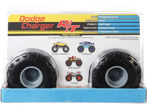 ماشین Hot Wheels مدل ( Dodge Charger ) Monster Trucks با مقیاس 1:24, image 3
