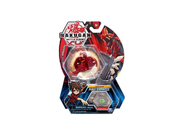 پک تکی بازی نبرد باکوگان (Bakugan) مدل Pyrus Serpenteze, image 