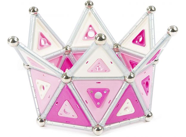 بازی مگنتی 142 قطعه‌ای جیومگ مدل Pink, image 2