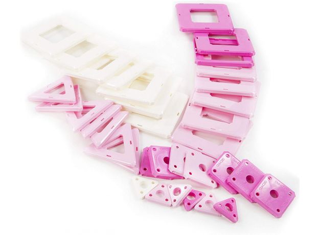بازی مگنتی 142 قطعه‌ای جیومگ مدل Pink, image 6