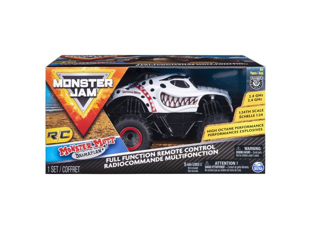 ماشین کنترلی Monster Jam مدل Monster Mutt Dalmati با مقیاس 1:24, image 