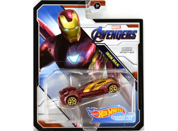 ماشین Hot Wheels سری Marvel مدل Iron Man, image 