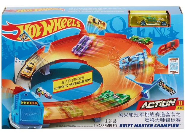 پیست مسابقه ماشین‌های Hot Wheels مدل Action Drift Master Champion, تنوع: GBF81-Championship, image 2