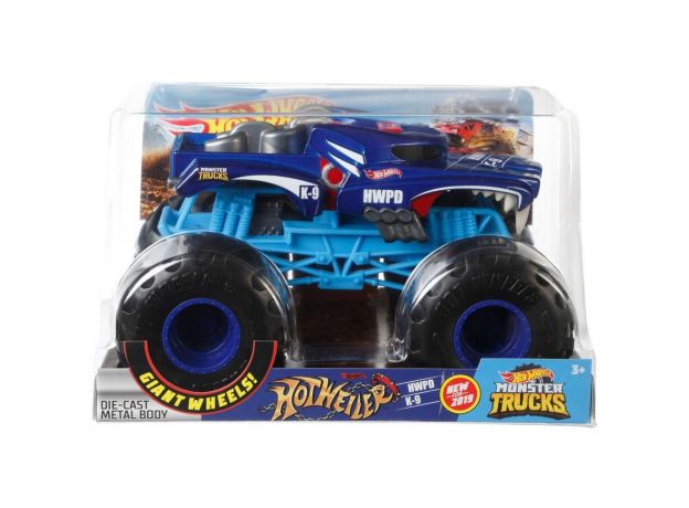 ماشین Hot Wheels مدل ( Hotweiler ) Monster Trucks با مقیاس 1:24, image 