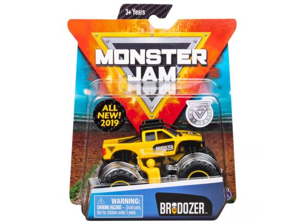 ماشین Monster Jam مدل brodozer با مقیاس 1:64 به همراه آدمک, image 