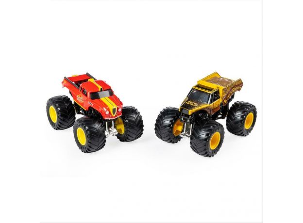 ماشین‌های دوقلو Monster Jam مدل Radical Rescue & Earth Shaker با مقیاس 1:64, image 2