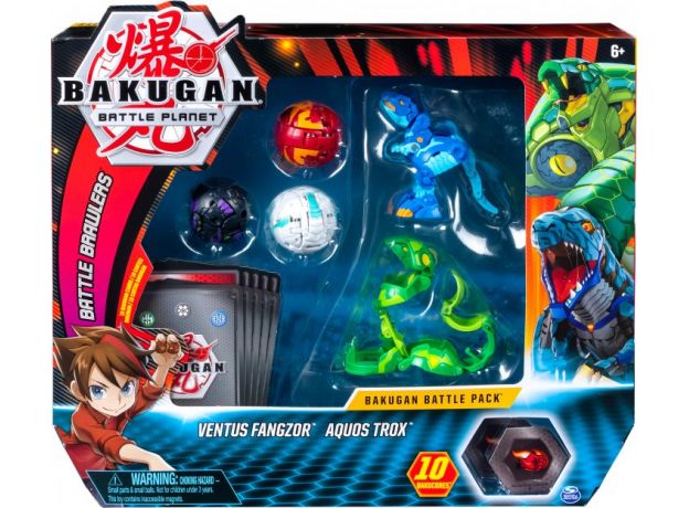 ست بازی نبرد باکوگان (Bakugan) مدل Ventus Fangzor, image 