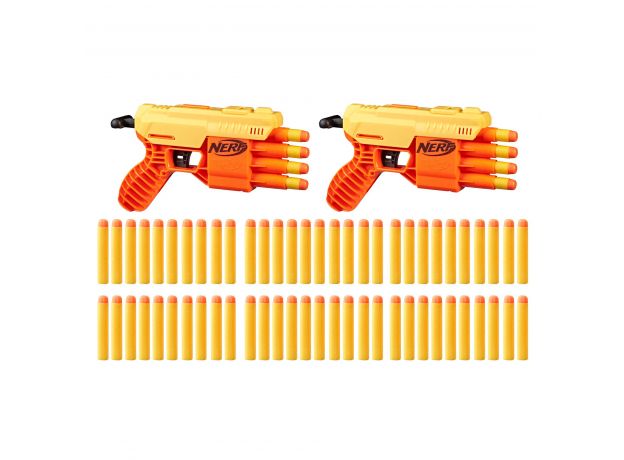 تفنگ دوقلو نرف Nerf Alpha Strike Fang با 68 تیر, image 5
