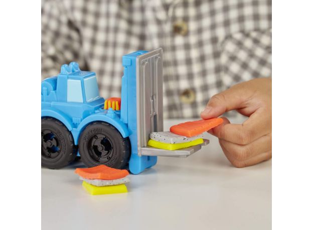 ست خمیربازی لیفتراک و جرثقیل Play Doh, تنوع: E5400EU40-Crane and Forklift, image 7