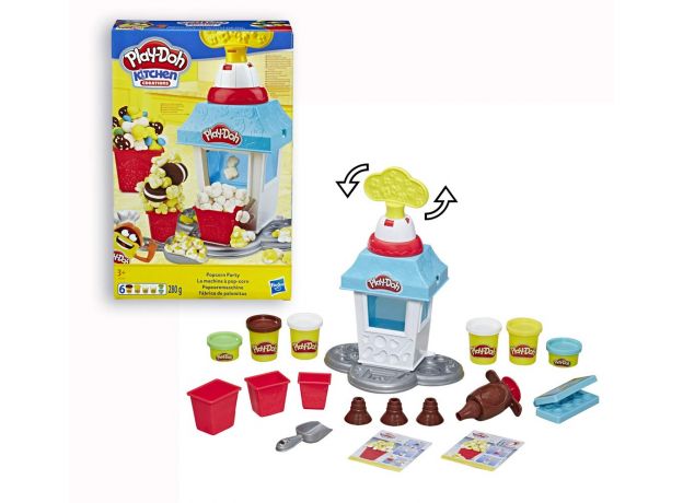 ست خمیربازی پاپ کورن ساز Play Doh, image 11