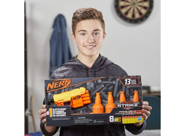 تفنگ نرف Nerf Alpha Strike Fang با 8 تیر و 4 بطری, image 7