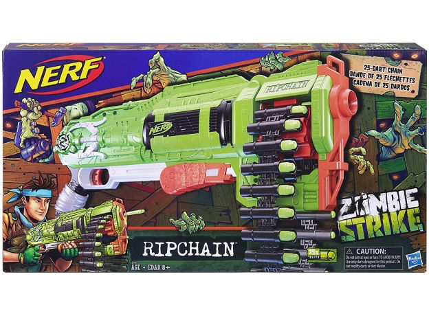 تفنگ نرف Nerf مدل Zombie Ripchain, image 9