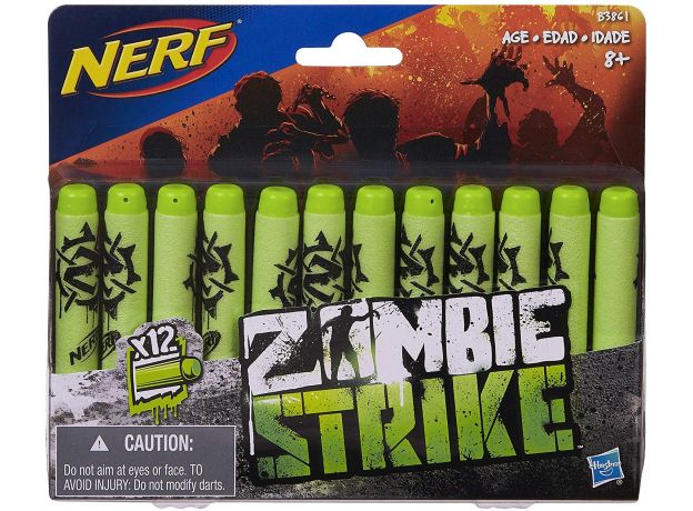 تیر فومی 12 تایی نرف سری Zombie Strike Nerf, image 