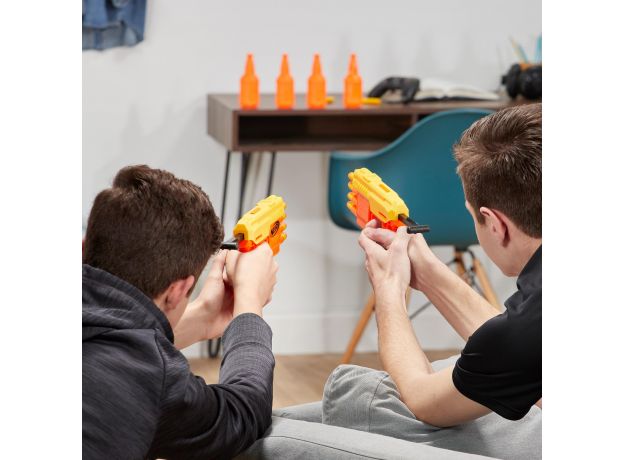 تفنگ دوقلو نرف Nerf Alpha Strike Fang با 12 تیر و 4 بطری, image 5