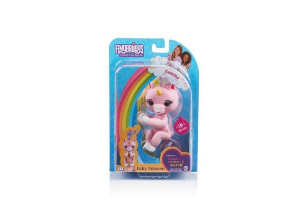 ربات اسب تک‌شاخ انگشتی فینگرلینگز Fingerlings Baby Unicorn مدل جما, image 2