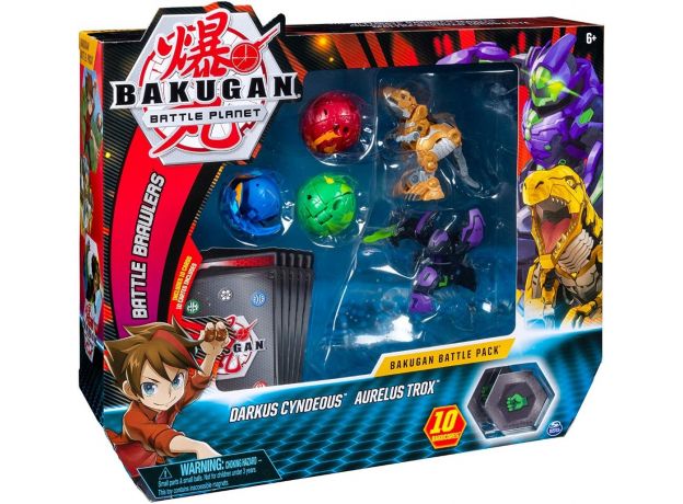 ست بازی نبرد باکوگان (Bakugan) مدل Darkus Cyndeous, image 2