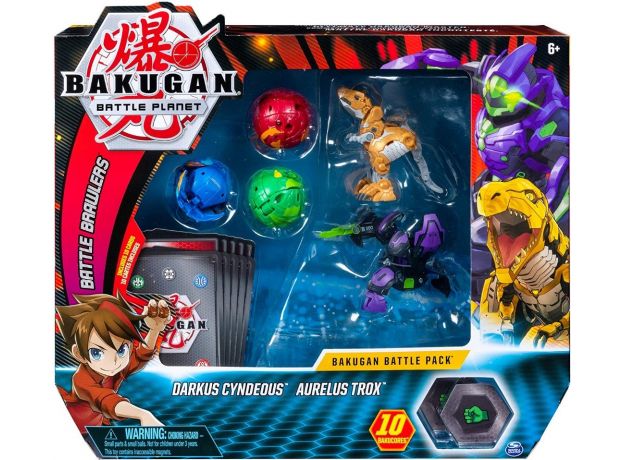 ست بازی نبرد باکوگان (Bakugan) مدل Darkus Cyndeous, image 