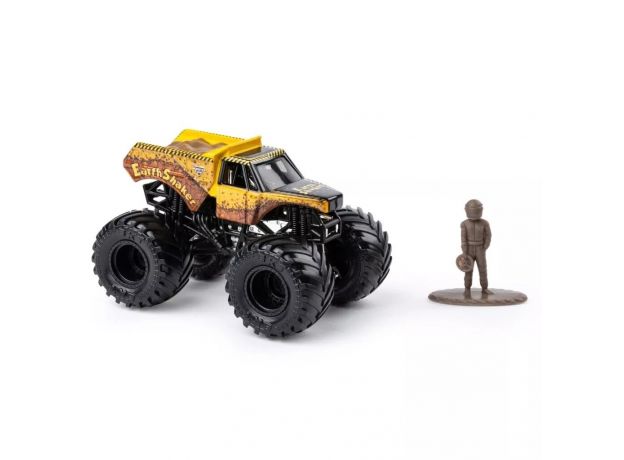 ماشین Monster Jam مدل Earth Shaker با مقیاس 1:64 به همراه آدمک, image 2