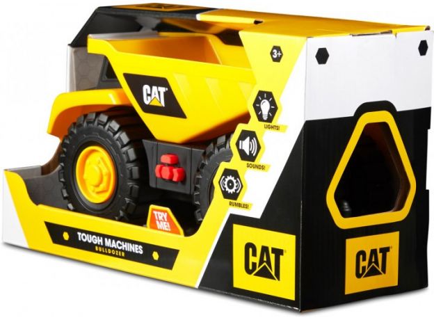 کامیون کترپیلار CAT با افکت صوتی و نوری 25 سانتی مدل Tough Machines, image 2