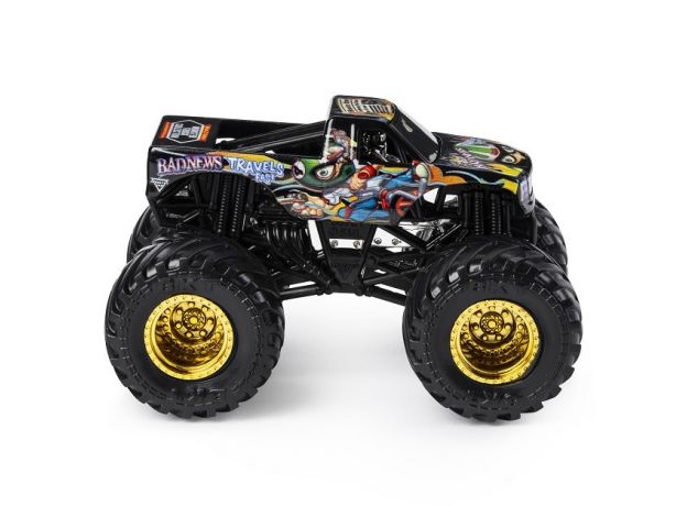 ماشین Monster Jam مدل Bad News با مقیاس 1:64 به همراه آدمک, image 4