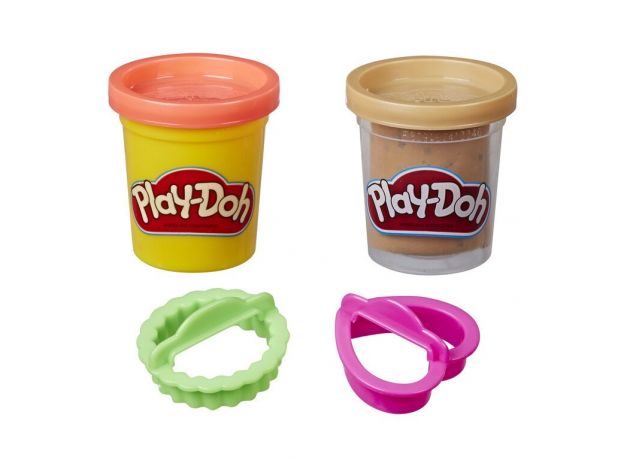 خمیر بازی بیسکویتی Play Doh (کرم و نارنجی), image 2