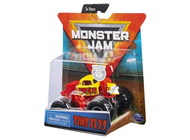 ماشین Monster Jam مدل Time Flys با مقیاس 1:64 به همراه آدمک, image 2