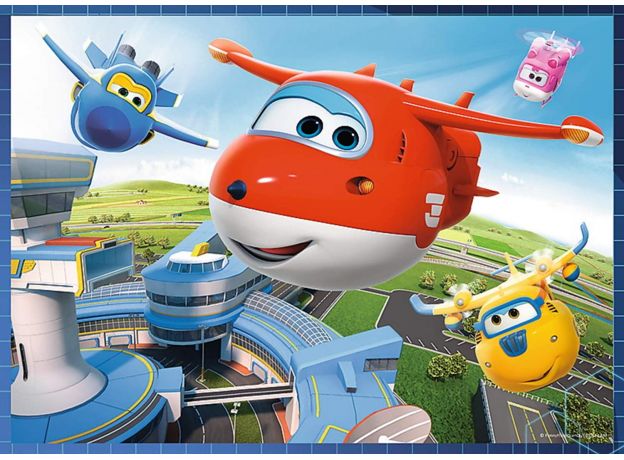 پازل 4 در 1 تکه ترفل مدل Super Wings, image 3