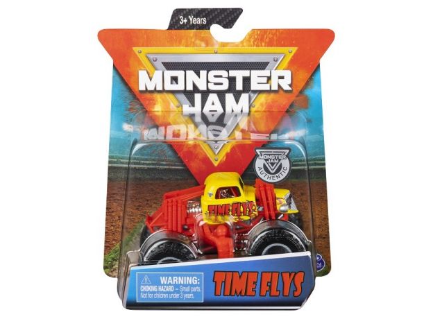 ماشین Monster Jam مدل Time Flys با مقیاس 1:64 به همراه آدمک, image 