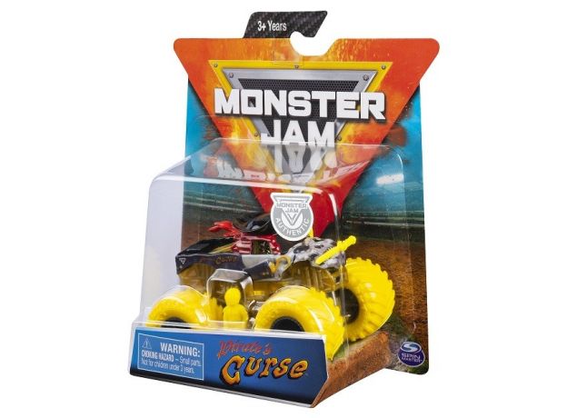 ماشین Monster Jam مدل Pirate's Curse با مقیاس 1:64 به همراه آدمک, image 2