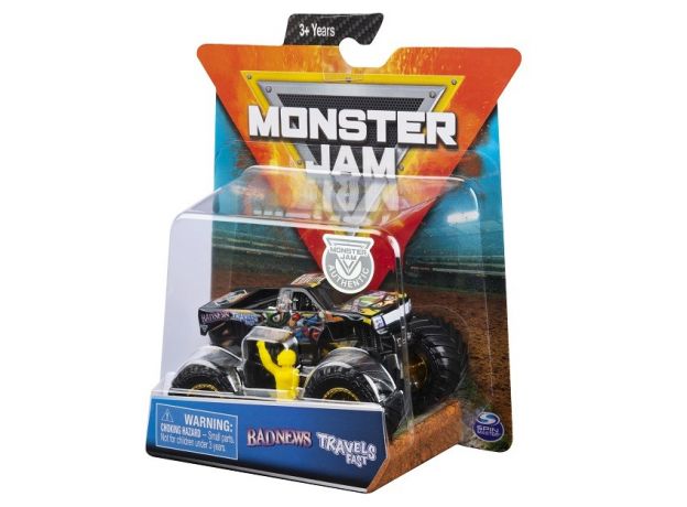 ماشین Monster Jam مدل Bad News با مقیاس 1:64 به همراه آدمک, image 2