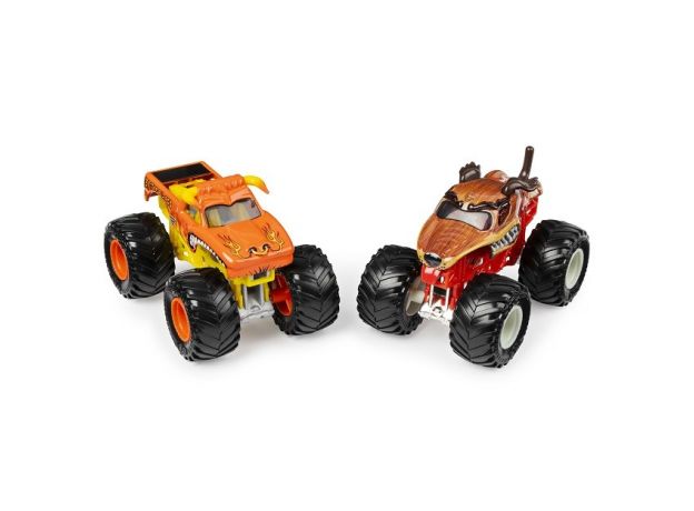 ماشین‌های دوقلو Monster Jam مدل El Toro Loco & Monster Mutt با مقیاس 1:64, image 5