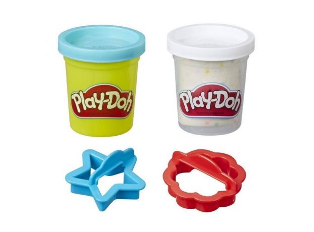 خمیر بازی بیسکویتی Play Doh (آبی و سفید), image 2