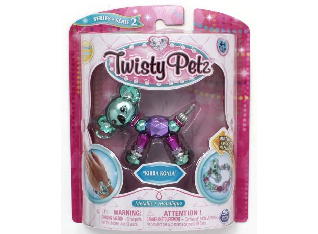 پک تکی دستبند درخشان Twisty Petz مدل Kiara Koala, image 