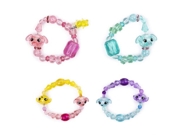 پک 6 تایی دستبندهای درخشان Twisty Petz مدل Rainbow Puppy Family, image 4