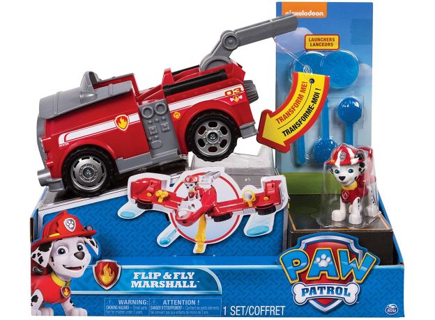 ماشین پرنده سگ های نگهبان پاپاترول Paw Patrol مدل مارشال, image 