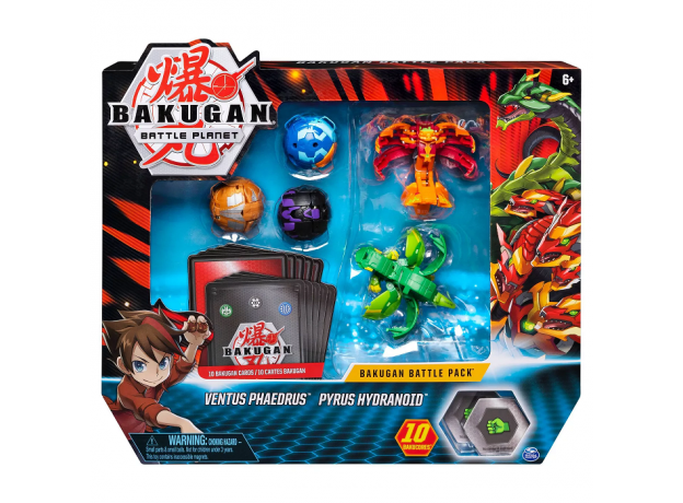 ست بازی نبرد باکوگان (Bakugan) مدل Ventus Phaedrus, image 