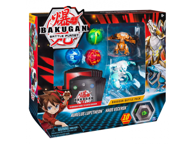 ست بازی نبرد باکوگان (Bakugan) مدل Aurelus Lupitheon, image 2