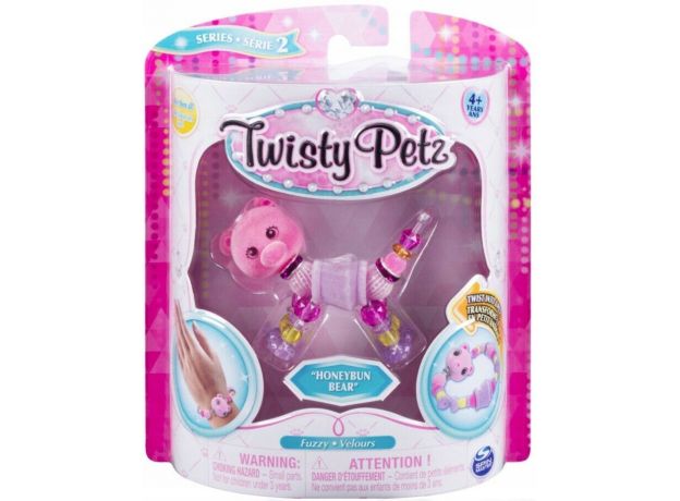 پک تکی دستبند درخشان Twisty Petz مدل Honeybun Bear, image 