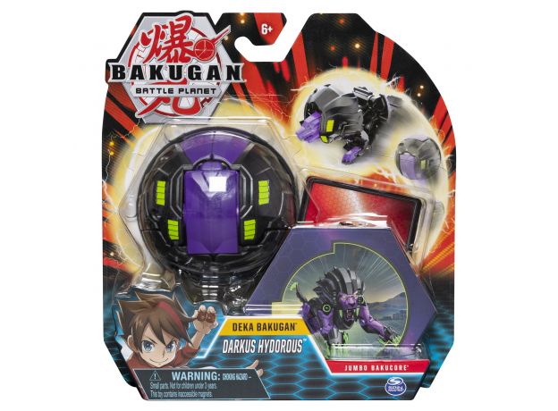 پک تکی بازی نبرد باکوگان (Bakugan) مدل Darkus Hydorous, image 