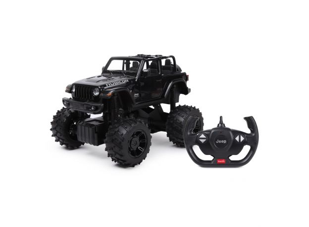 ماشین کنترلی آفرودی Jeep Wrangler JL مشکی راستار با مقیاس 1:14, تنوع: 79410-Black, image 