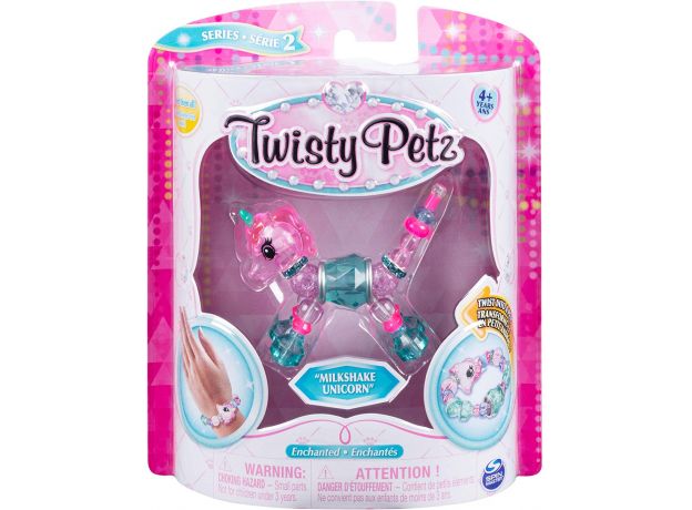 پک تکی دستبند درخشان Twisty Petz مدل Milkshake Unicorn, image 