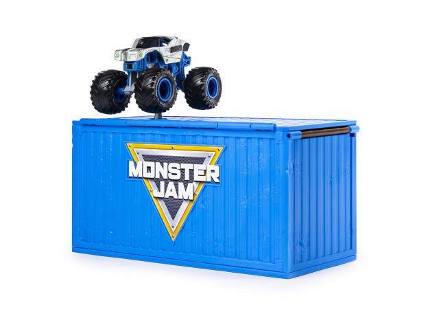 ماشین Monster Jam مدل Alien Invasion به همراه پیست پرش با مقیاس 1:64, image 7