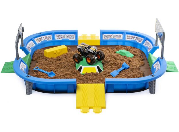 ست ماشین بازی Monster Jam Dirt همراه با Kinetic Sand, image 4