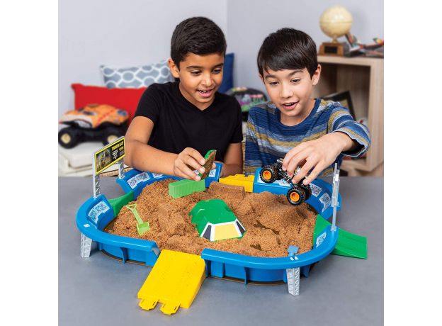 ست ماشین بازی Monster Jam Dirt همراه با Kinetic Sand, image 5