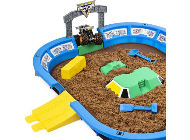 ست ماشین بازی Monster Jam Dirt همراه با Kinetic Sand, image 2