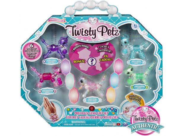 پک 6 تایی دستبندهای درخشان Twisty Petz, image 